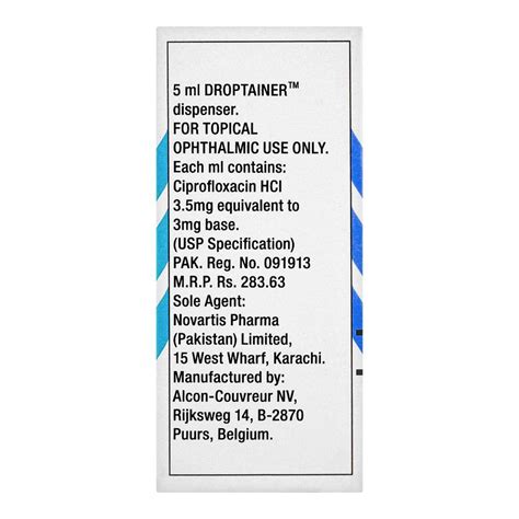 purchase novartis pharmaceuticals ciloxan ophthalmic solution ml