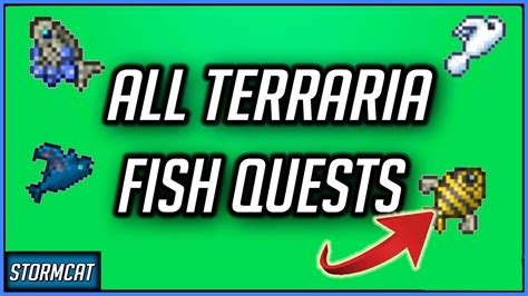 Terraria 14 All Angler Fishing Quests 2020 Terraria All Quest Fish