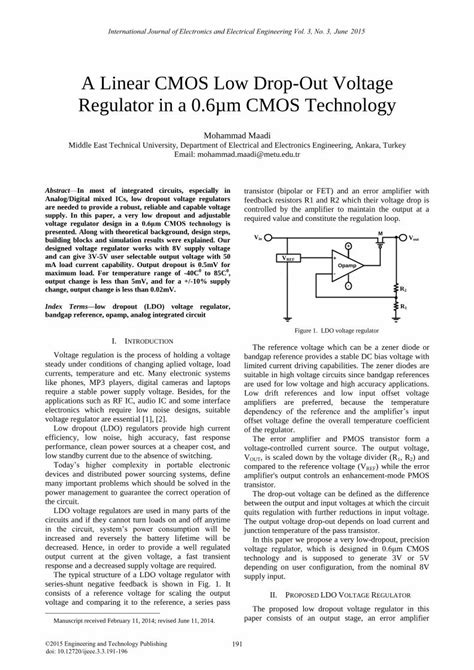 PDF A Linear CMOS Low Drop Out Voltage Regulator In A PDF FileA