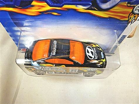 Hot Wheel First Editions HYUNDAI TIBURON Black W Chrome Spokes Contemporary
