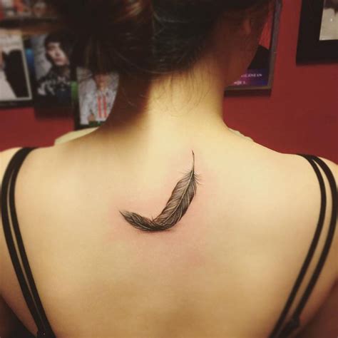 Feather Tattoo Back