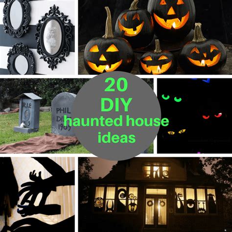 DIY haunted house ideas roundup -- ideas to host your own haunted house