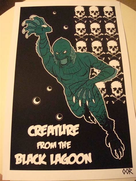 Creature from the Black Lagoon poster print