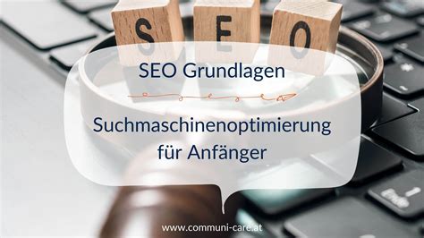 SEO Grundlagen Suchmaschinenoptimierung für Anfänger