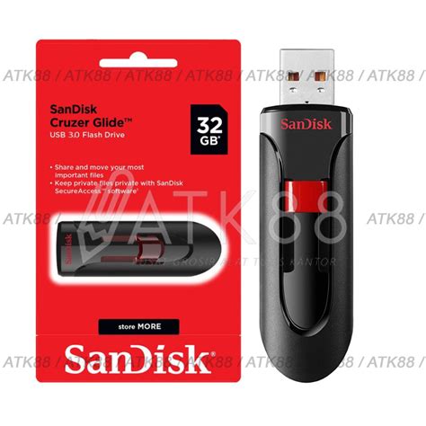 Jual Flash Disk Usb 30 Sandisk Cruzer Glide Cz600 Flash Drive 32 Gb Shopee Indonesia