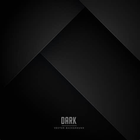 Free Vector | Black minimal background with abstract shapes