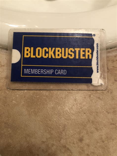 Found my pristine (and laminated) blockbuster card from 2006. : r ...