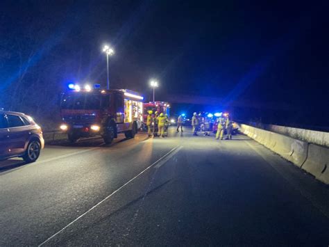 Verkehrsunfall Auf Der Autobahn Einsatzbericht Alpen