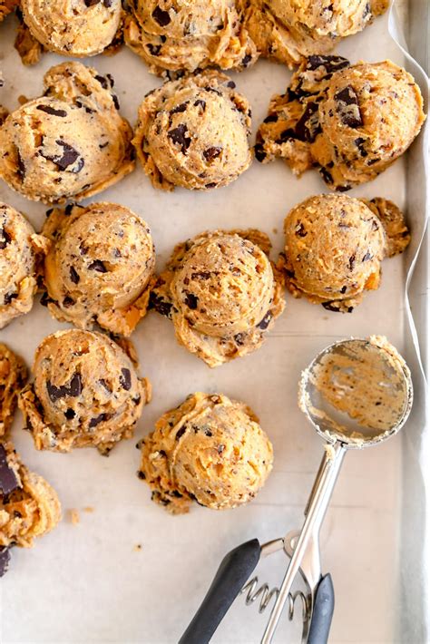 freeze cookie dough  bake  frozen cloudy kitchen
