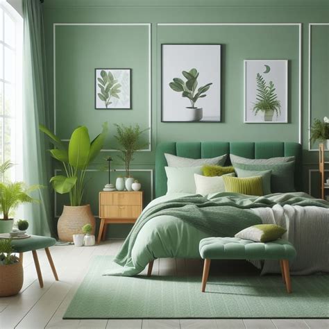 15 Refreshing Green Bedroom Ideas for Tranquility