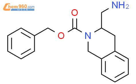 885273 87 03 氨基甲基 2 Cbz 1234 四氢 异喹啉化学式、结构式、分子式、mol 960化工网