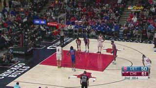 Last Second Field Goal Pistons Bulls Nba Official