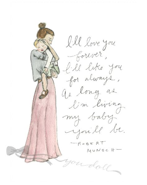 I'll Love You Forever Illustration Art Print - Etsy