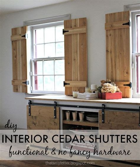 Make Your Own Interior Cedar Shutters Using Off The Shelf Lumber