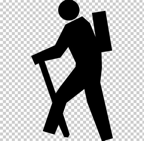 Hiking Walking Stick Figure Backpacking PNG Clipart Angle Area