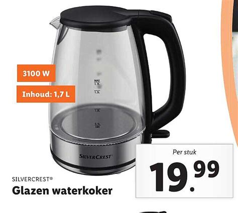 Silvercrest Glazen Waterkoker Aanbieding Bij Lidl 1Folders Nl