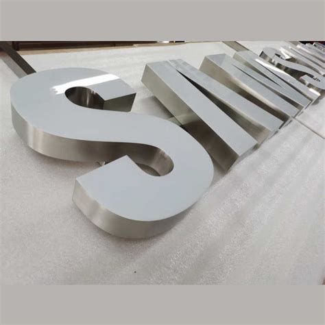 Brushed Stainless Steel Hanging LED Signage for Samsung Retail Shop