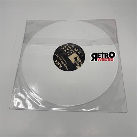 N W A Fuck The Police WHITE Vinyl Record Single Beef Warren G RAP NWA EBay