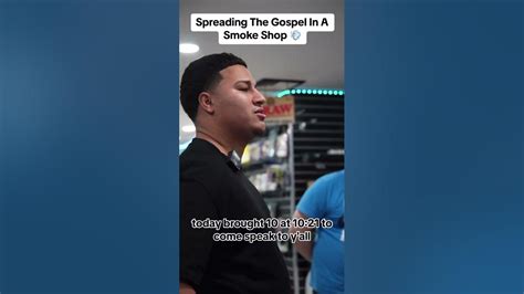 Spreading The Gospel In A Smoke Shop 💨 ️ Shorts Nyc Gospel Jesus