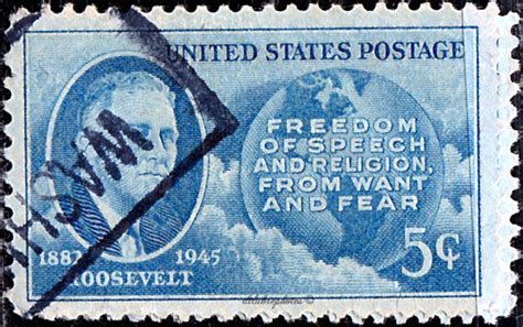 Usa Franklin D Roosevelt Issue Franklin Delano Roosevelt 1882 1945