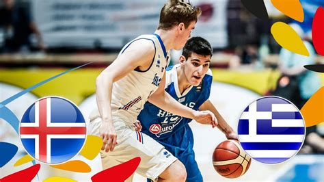 Iceland V Greece Full Game Class Fiba U European