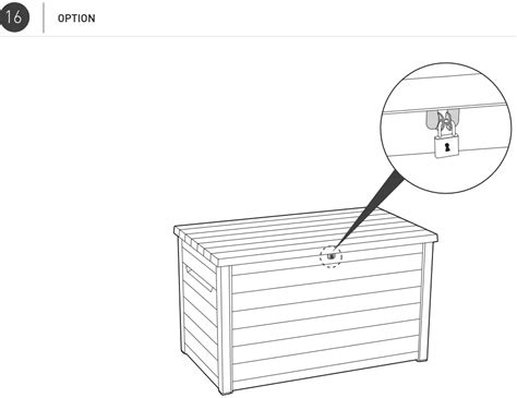 KETER 870L Storage Box Instruction Manual