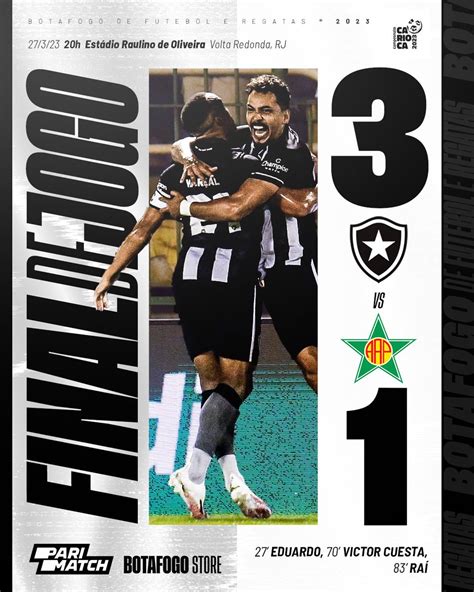 Botafogo F R On Twitter Fim De Jogo Botafogo Vence A Portuguesa