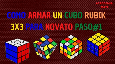 Algoritmo de un cubo rubik 3x3 | INEXPERTO | en el area EPISODIO#1 ...