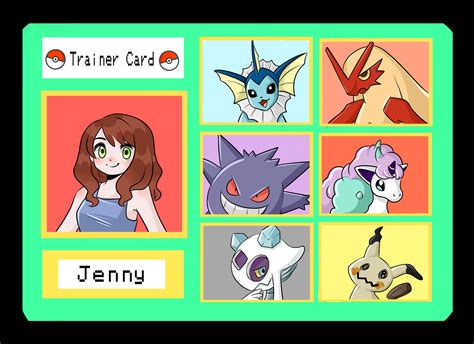 Make A Pokemon Trainer Card - Printable Form, Templates and Letter