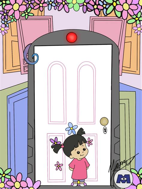 Boo Monsters Inc. Door Painting