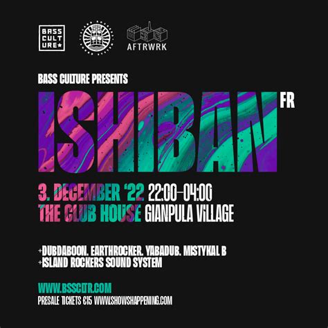 Bass Culture Presents Ishiban Fr