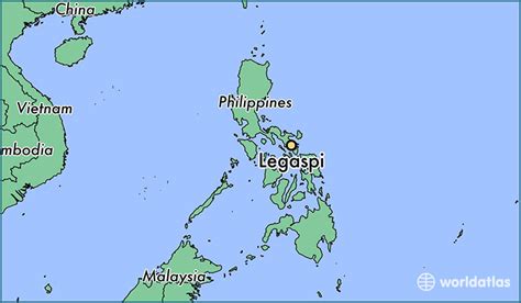 Where Is Legaspi The Philippines Legaspi Bicol Map