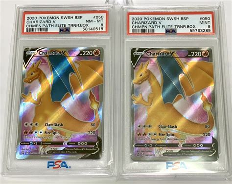 CHARIZARD V 2020 POKEMON CHAMPIONS PATH SWSH 050 PROMO PSA 9 Values MAVIN