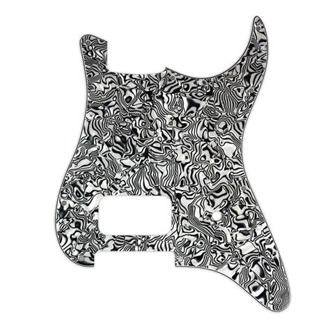 11 Hole Single Humbucker Strat Pickguard White Pearl Shell Reverb