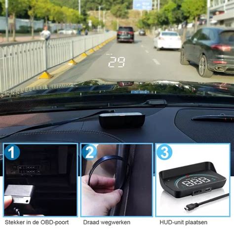 Auto HUD Display Head Up Display OBD2 II En EUOBD Auto Projectie