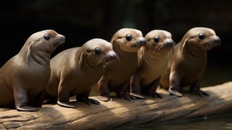 Sea Lion Baby Lions Posing On A Log Backgrounds | JPG Free Download ...