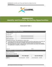 Bsbmkg Assessment Docx Bsbmkg Identify And Evaluate