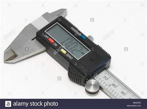 Electronic digital caliper Stock Photo - Alamy