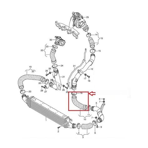 Rura W Turbo Intercoolera Vw Tiguan Tdi N R