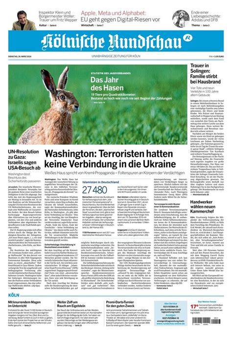 Krs K Ln Rechtsrheinisch Zeitung Als Epaper Im Ikiosk Lesen