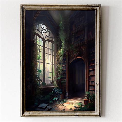 Dark Medieval Castle Painting