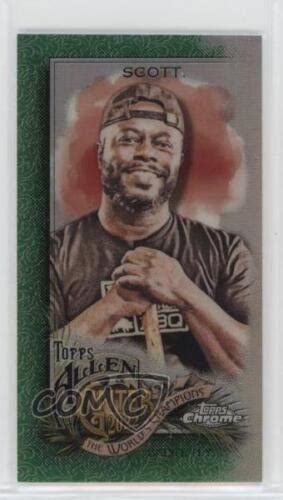 2022 Topps Allen Ginter Chrome Mini Green Refractor 99 Rodney Scott