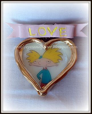 Hey Arnold Locket Pin | Hey arnold, Arnold and helga, Arnold