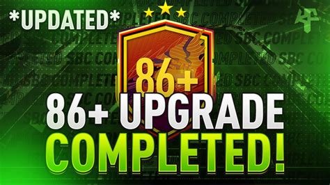 86 Upgrade Sbc Completed Tips And Cheap Method Fifa 21 Youtube