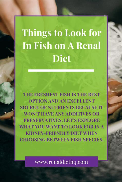 What Fish to Eat With Kidney Disease - Renal Diet Menu Headquarters