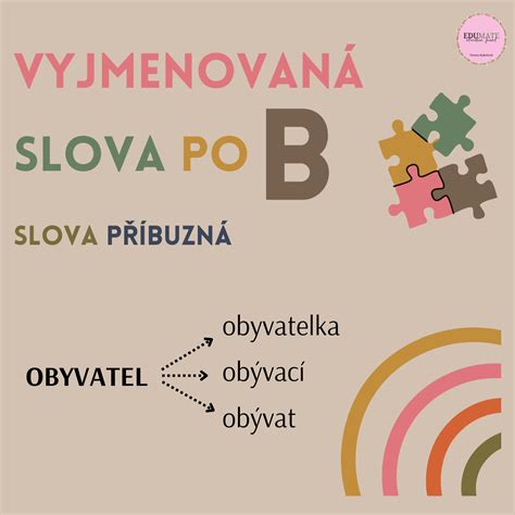 Vyjmenovan Slova Po B Slova P Buzn Esk Jazyk Gramatika