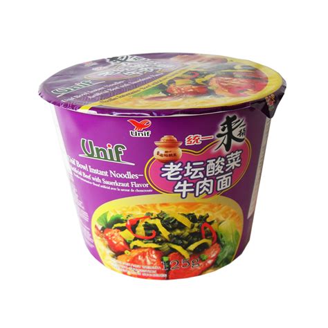 Beef And Sauerkraut Flavour Super Bowl 125g Unif Noodle