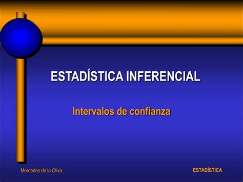 Ppt EstadÍstica Inferencial Powerpoint Presentation Free Download Id7062325