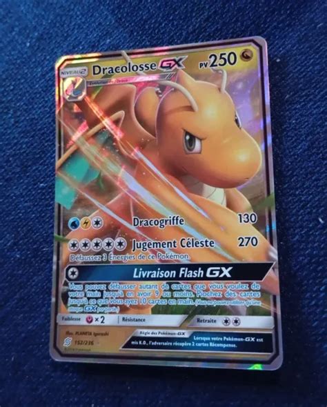 CARTE POKEMON DRACOLOSSE GX 152 236 S L Harmonie Des Esprits EUR 17 00