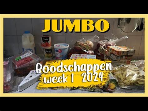 JUMBO BOODSCHAPPEN SHOPLOG WEEK 1 2024 YouTube